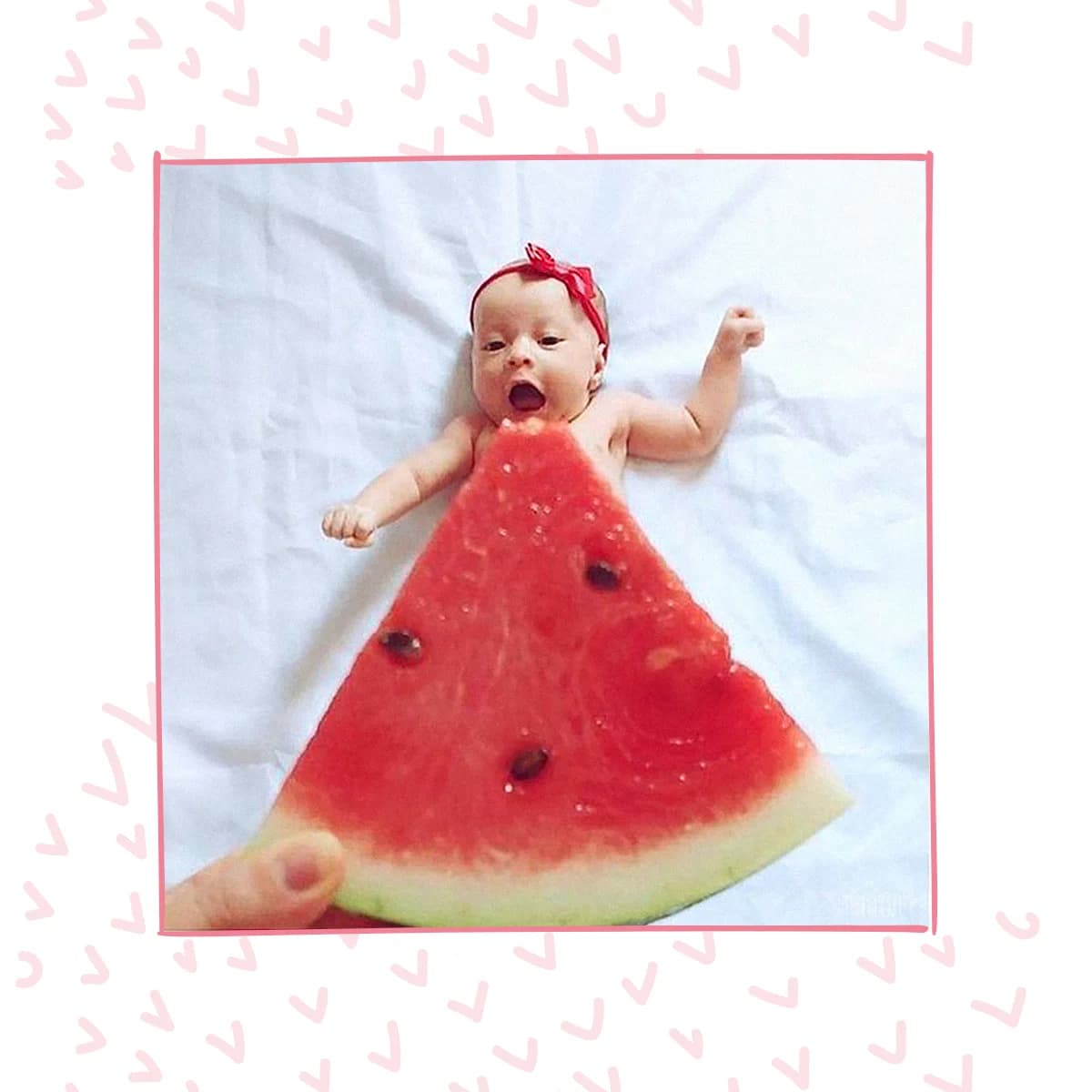 Fotos criativas para fazer em casa com o bebê! Faça fotos com frutas