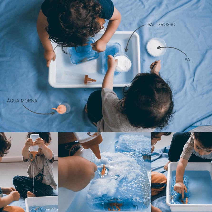 Brincadeira enxugar gelo - Brinquedo congelado