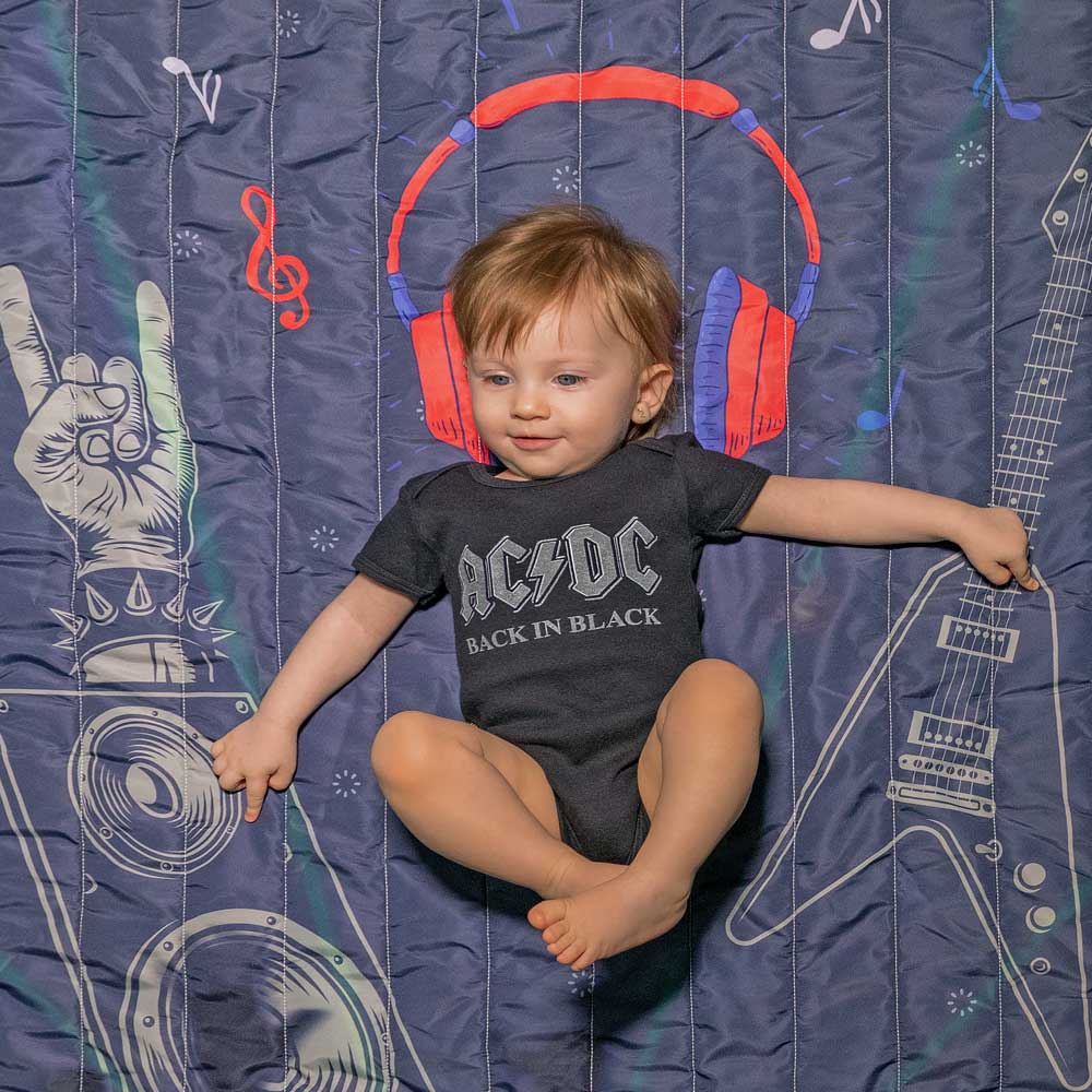 tapete mesversário acompanhamento mensal dupla face escuro tema rock use alce