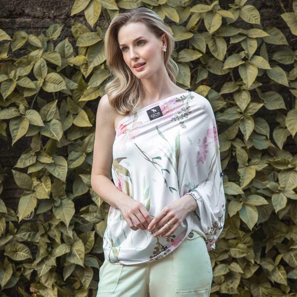 Capa Multifuncional Floral (Cover) - Proteção solar UV 50+ - Imagem 3