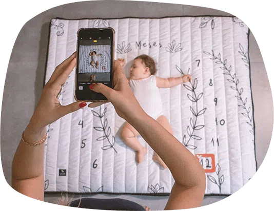 Coleção de Tapetes Mesversário Personalizados para Bebê - Use Alce
