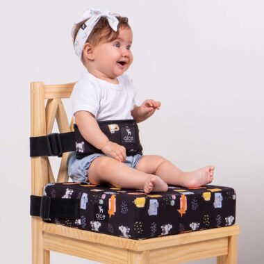 Assento de Alimentação (elevação) e Cinto Pets