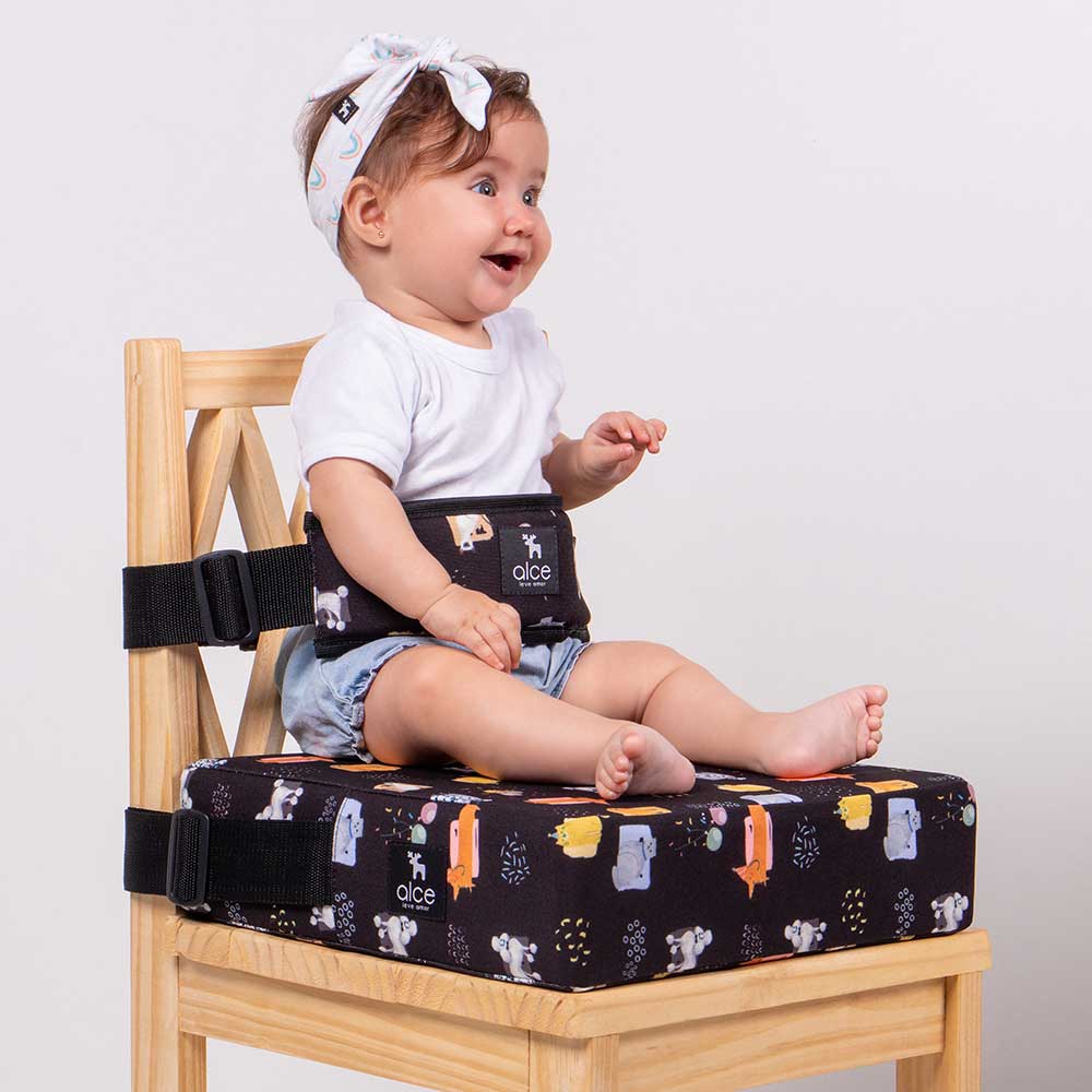 Assento de Alimentação (elevação) e Cinto Pets