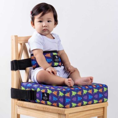 Assento de Alimentação (elevação) e Cinto Espacial