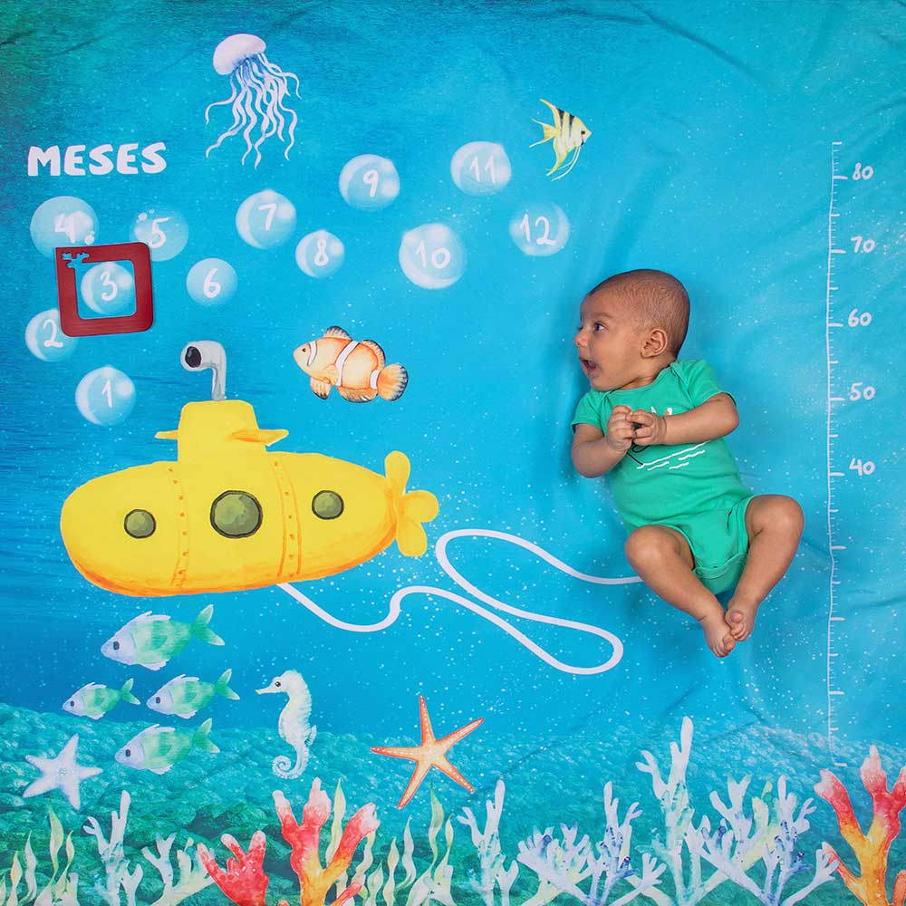 Cenário Mesversário Fundo do Mar