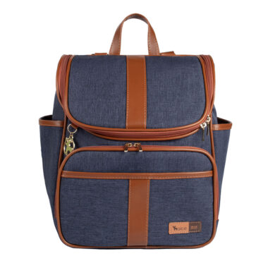 bolsa maternidade usealce lebaby jeans frente