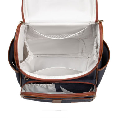 Bolsa Mochila Maternidade Multifuncional Lebaby 2 em 1 Jeans