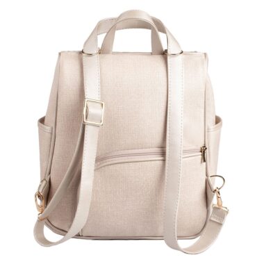 Bolsa Mochila Maternidade Multifuncional Lebaby 2 em 1 Nude