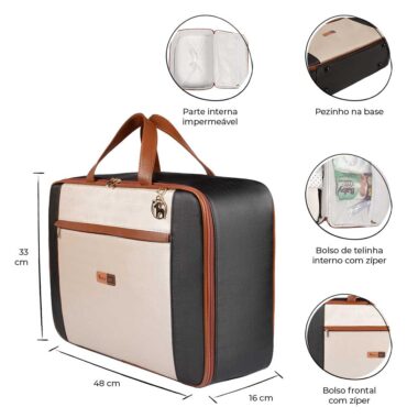 Mala Maternidade Londres Clássica