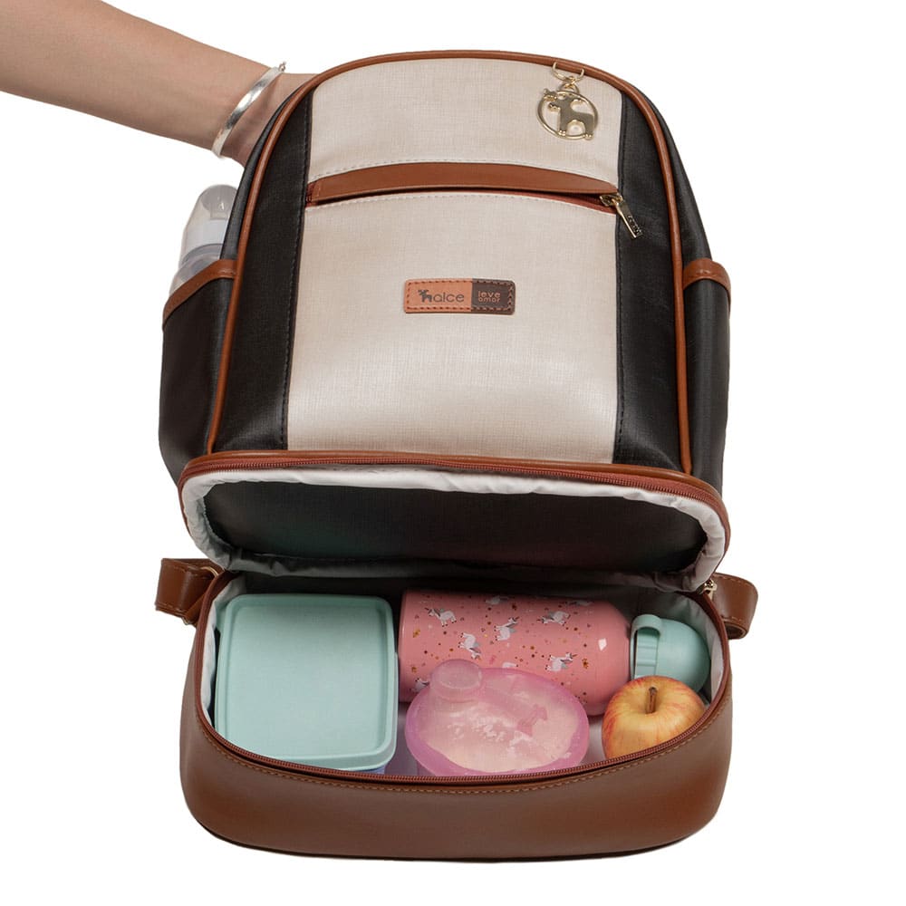 mochila maternidade usealce londres clássica frasqueira