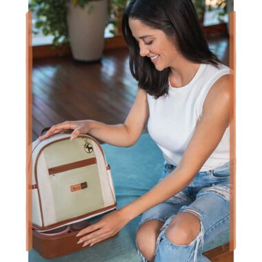 Mochila Maternidade Londres Pistache