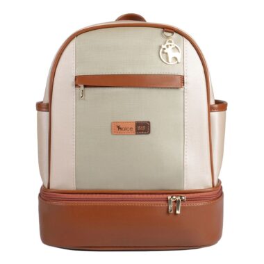 mochila maternidade usealce londres pistache frente