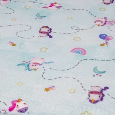 Assento de Alimentação (elevação) e Cinto Unicórnio