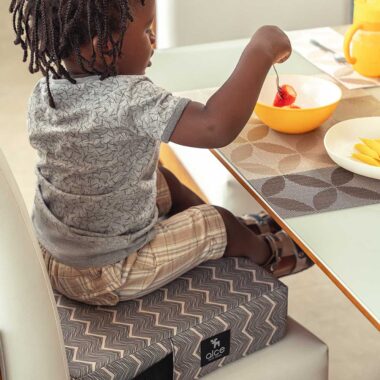 Assento de Alimentação (elevação) e Cinto Asteca