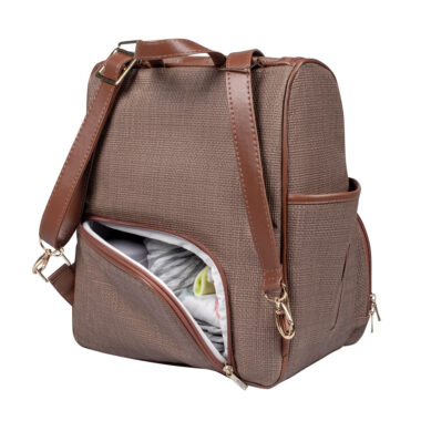 Bolsa Mochila Maternidade Multifuncional Lebaby 2 em 1 Cappuccino