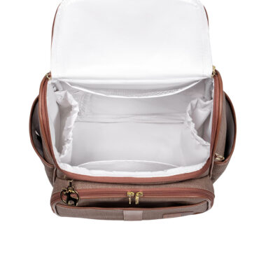 Bolsa Mochila Maternidade Multifuncional Lebaby 2 em 1 Cappuccino