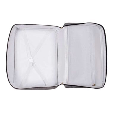 Kit Mochila e Mala Maternidade Multifuncional Lebaby 2 em 1 Cinza Mescla