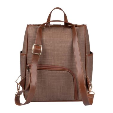 Bolsa Mochila Maternidade Multifuncional Lebaby 2 em 1 Cappuccino