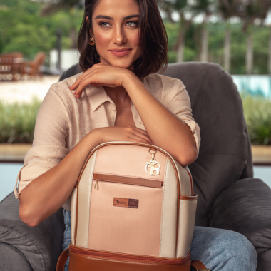 Mochila Maternidade Londres Rose