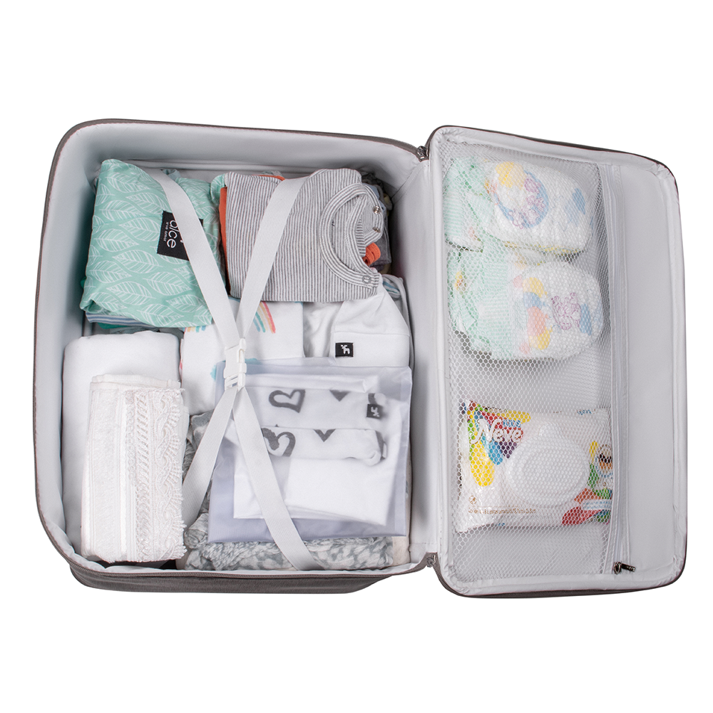 Mala Maternidade Londres Cinza - Imagem 5