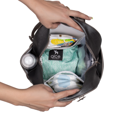 Mochila Maternidade Londres Cinza