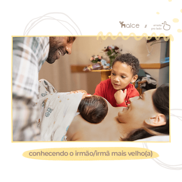 Irmãos se conhecendo no hospital: uma das 10 fotos para tirar no primeiro dia de vida do bebê