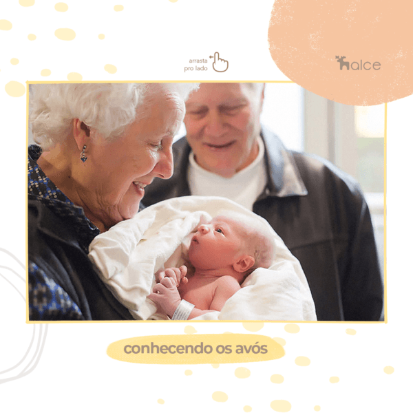 Avós com o recém-nascido: entre as 10 fotos para tirar no primeiro dia de vida do bebê