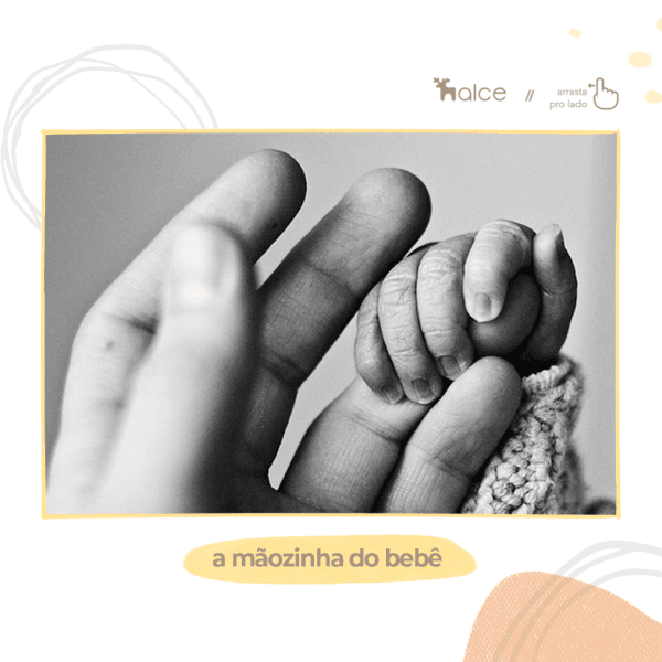 Tamanho do bebê em comparação: registro entre as 10 fotos para tirar no primeiro dia de vida do bebê