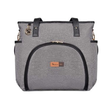Bolsa Maternidade Lebaby Cinza Mescla
