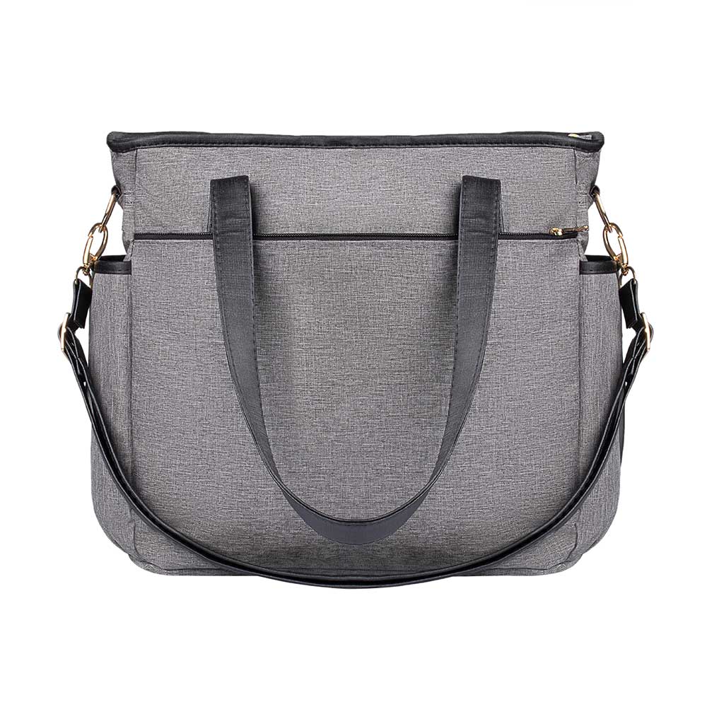 Bolsa Maternidade Lebaby Cinza Mescla - Imagem 3