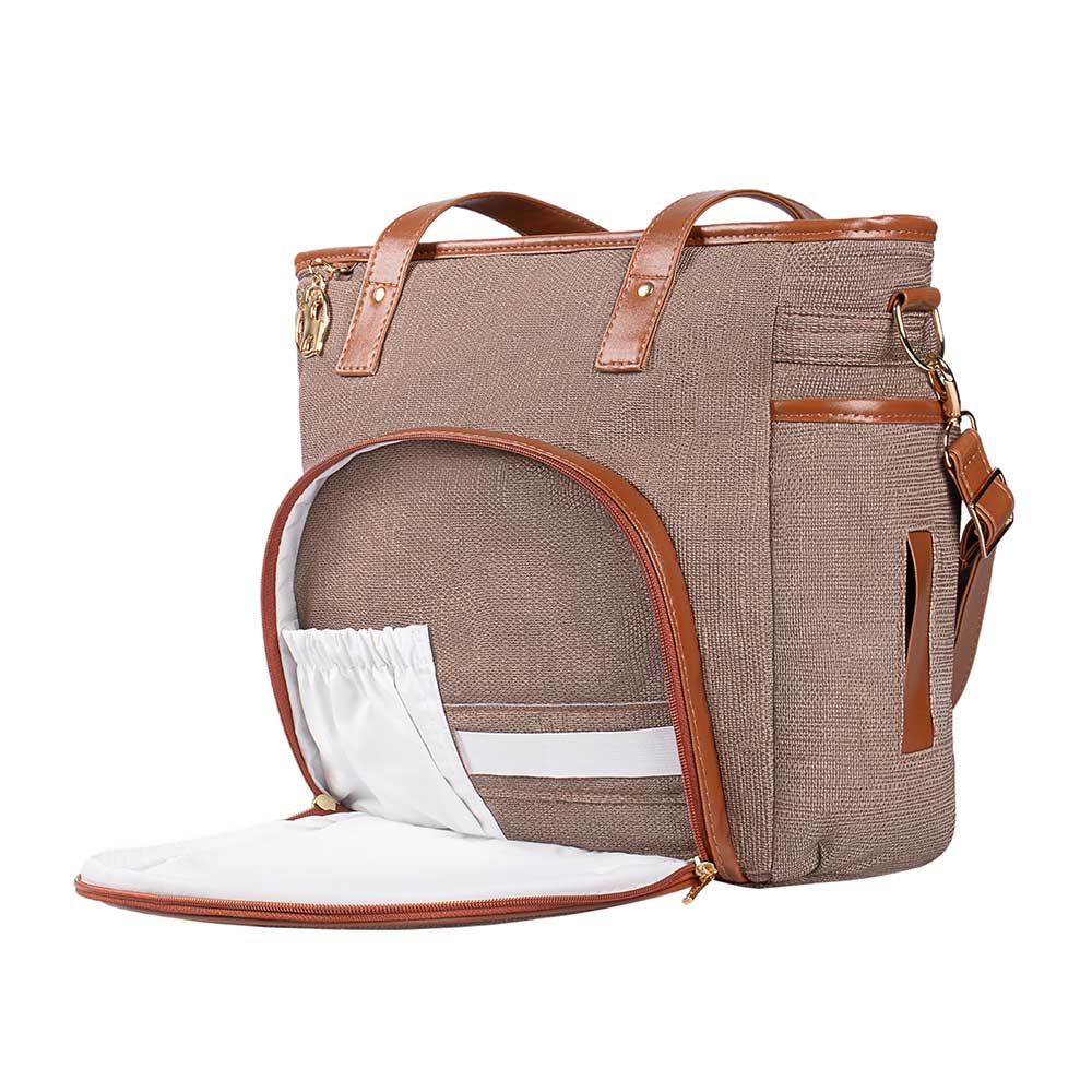 Bolsa Maternidade Lebaby Cappuccino - Imagem 4