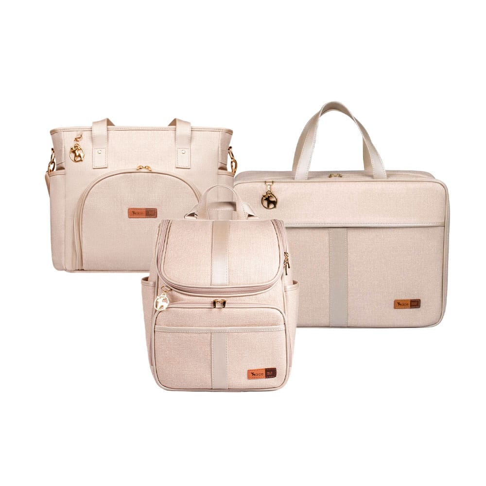 Kit Maternidade Lebaby Nude 3 peças