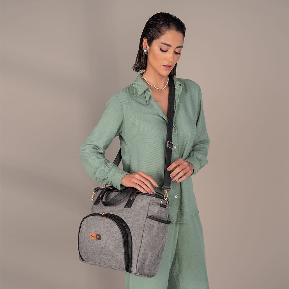 c bolsa maternidade usealce le baby preta