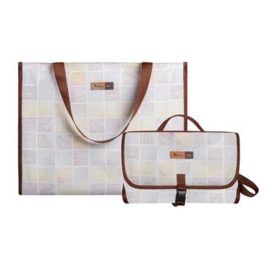 kit trocador portatil de bebe com porta fraldas bolsa maternidade bag alce ocre