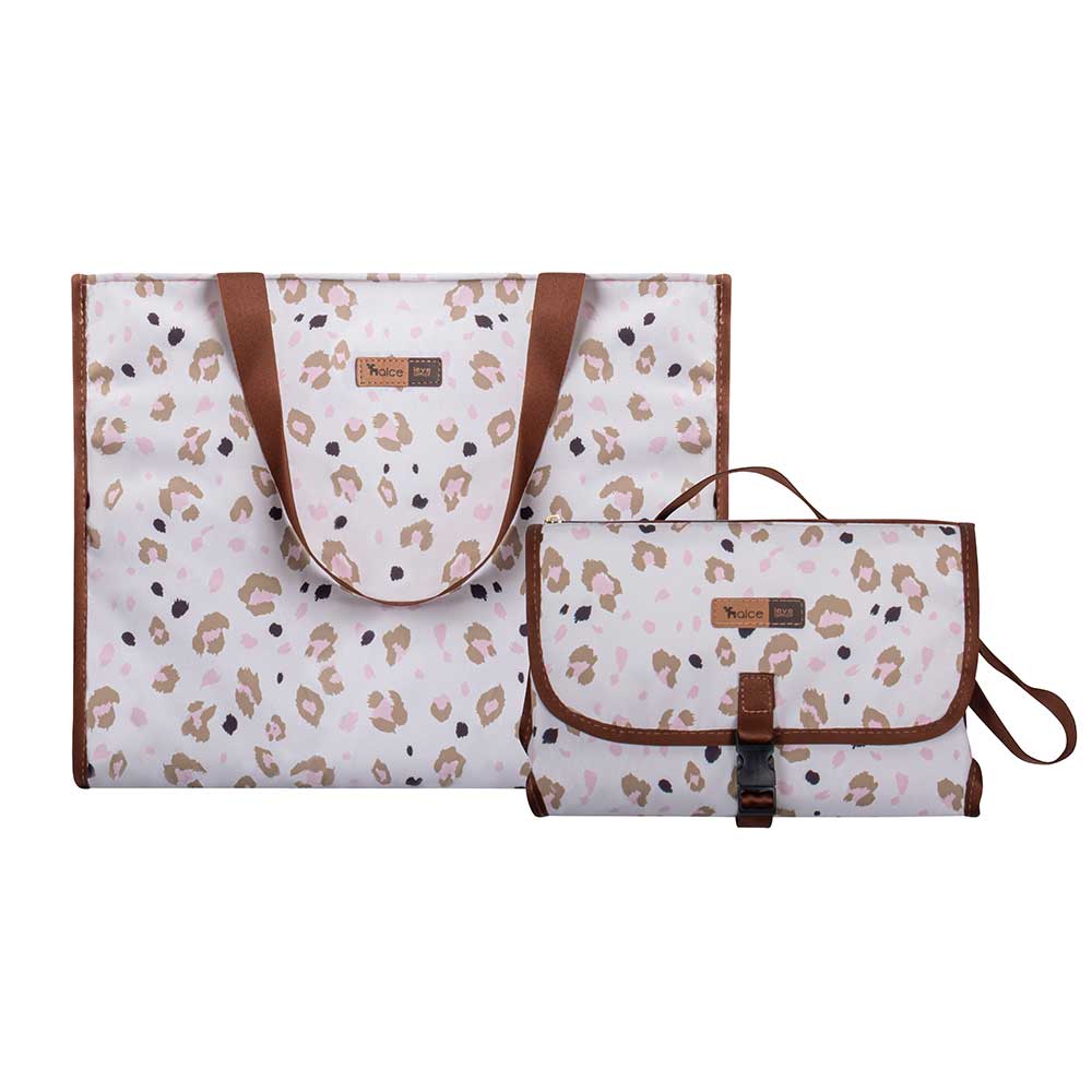 kit trocador portatil de bebe com porta fraldas bolsa maternidade bag alce oncinha