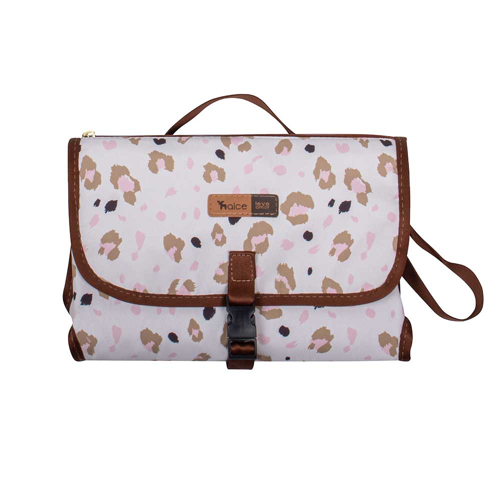 trocador portatil de bebe com porta fraldas alce oncinha