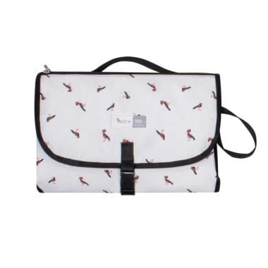 trocador portatil de bebe com porta fraldas alce passarinho