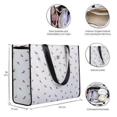 Bolsa Maternidade Alce Bag Passarinho