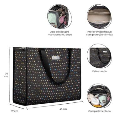 Bolsa Maternidade Alce Bag Poá Color