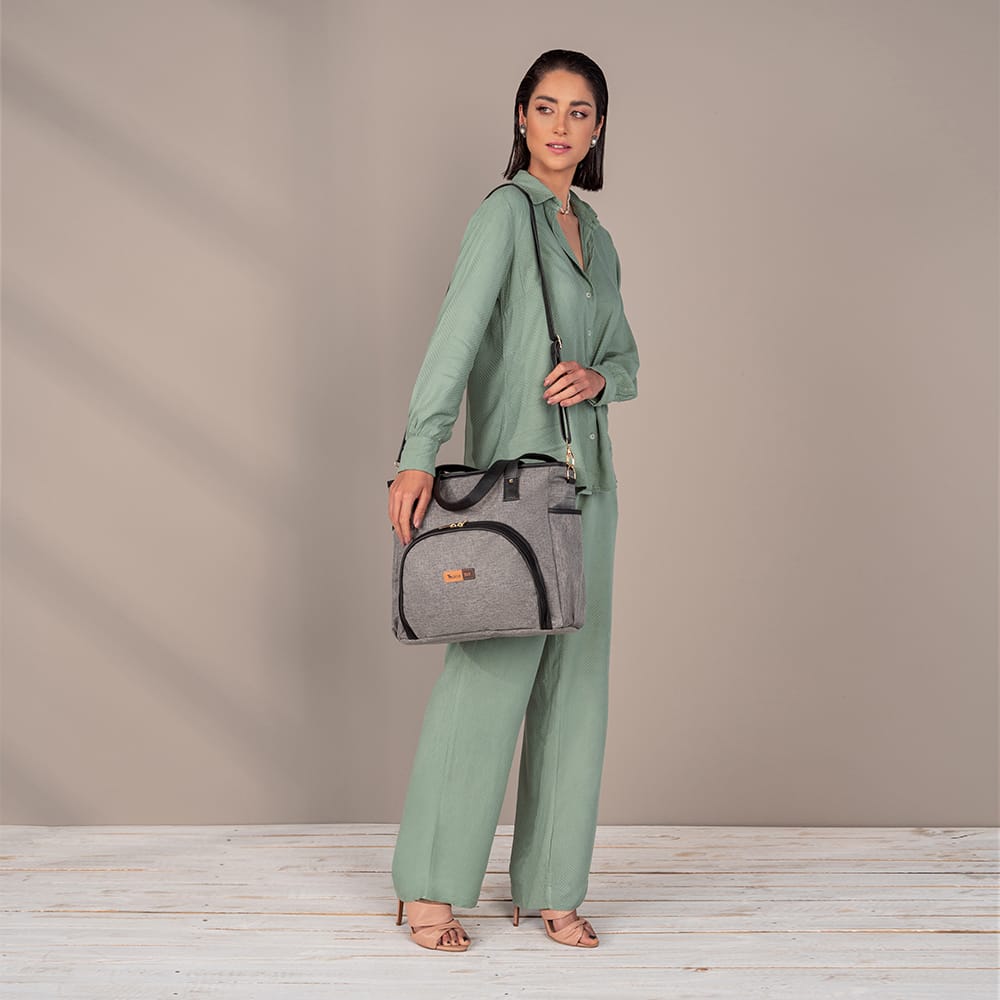 c bolsa maternidade usealce le baby preta