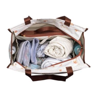 Kit Bolsa Maternidade Alce Bag e Trocador Portátil Flores