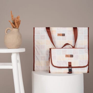 Kit Bolsa Maternidade Alce Bag e Trocador Portátil Ocre