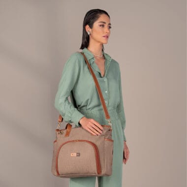 Bolsa Maternidade Lebaby Cappuccino