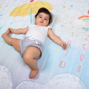 Tapete Mesversário Chuva de Amor