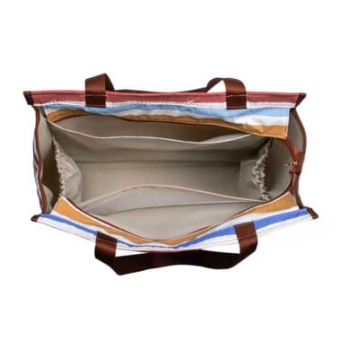 Kit Bolsa Maternidade Alce Bag e Trocador Portátil Listras