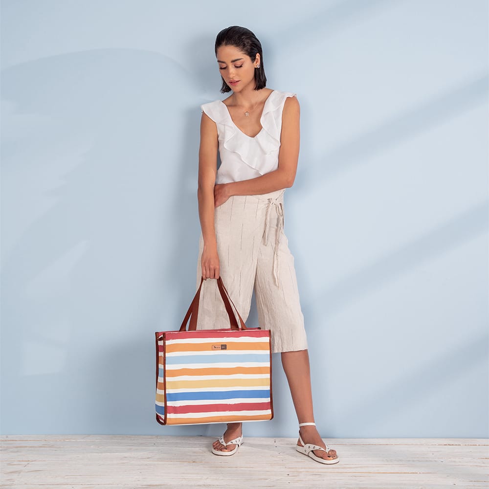 c bolsa maternidade alce bag listras