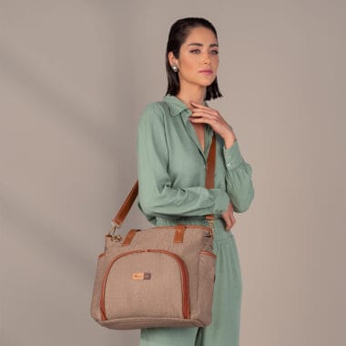 Bolsa Maternidade Lebaby Cappuccino