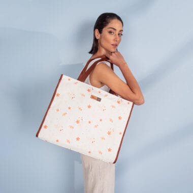 Kit Bolsa Maternidade Alce Bag e Trocador Portátil Flores