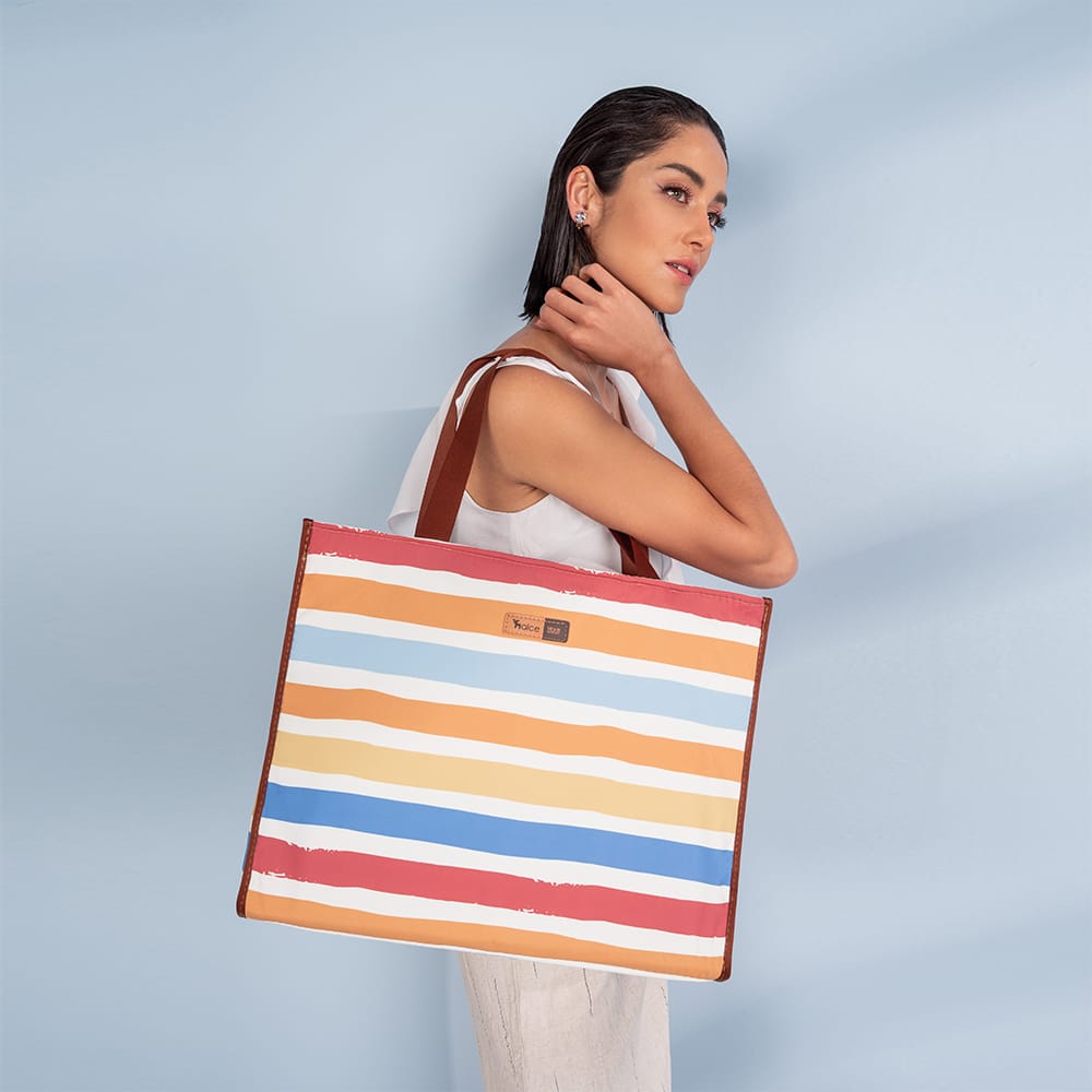 c bolsa maternidade alce bag listras