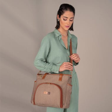 Bolsa Maternidade Lebaby Cappuccino